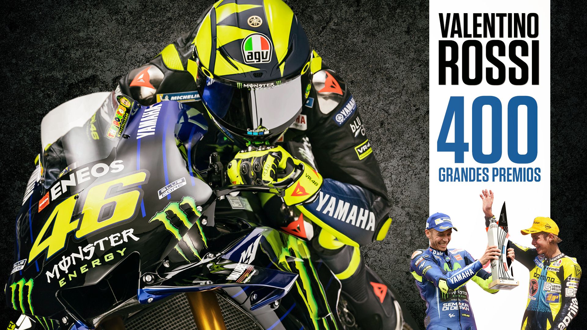 Los 400 grandes premios de Valentino Rossi (Infografía: Motociclismo).