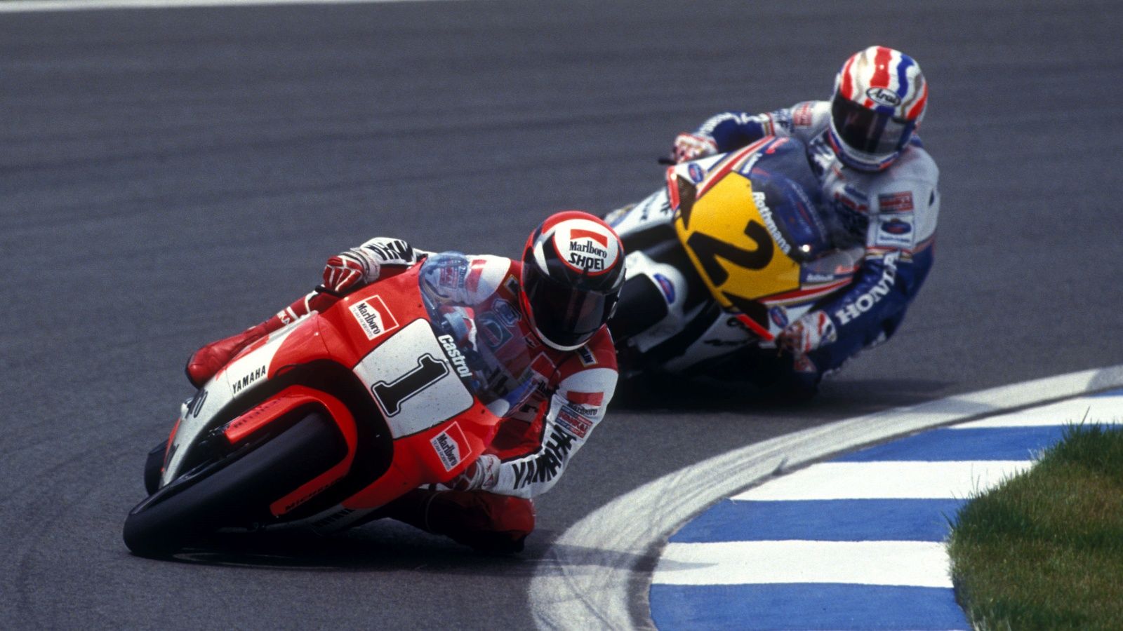 Wayne Rainey y Mick Doohan