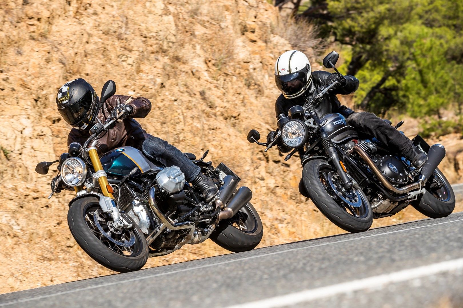 Comparativa BMW R nineT vs Triumph Speed Twin