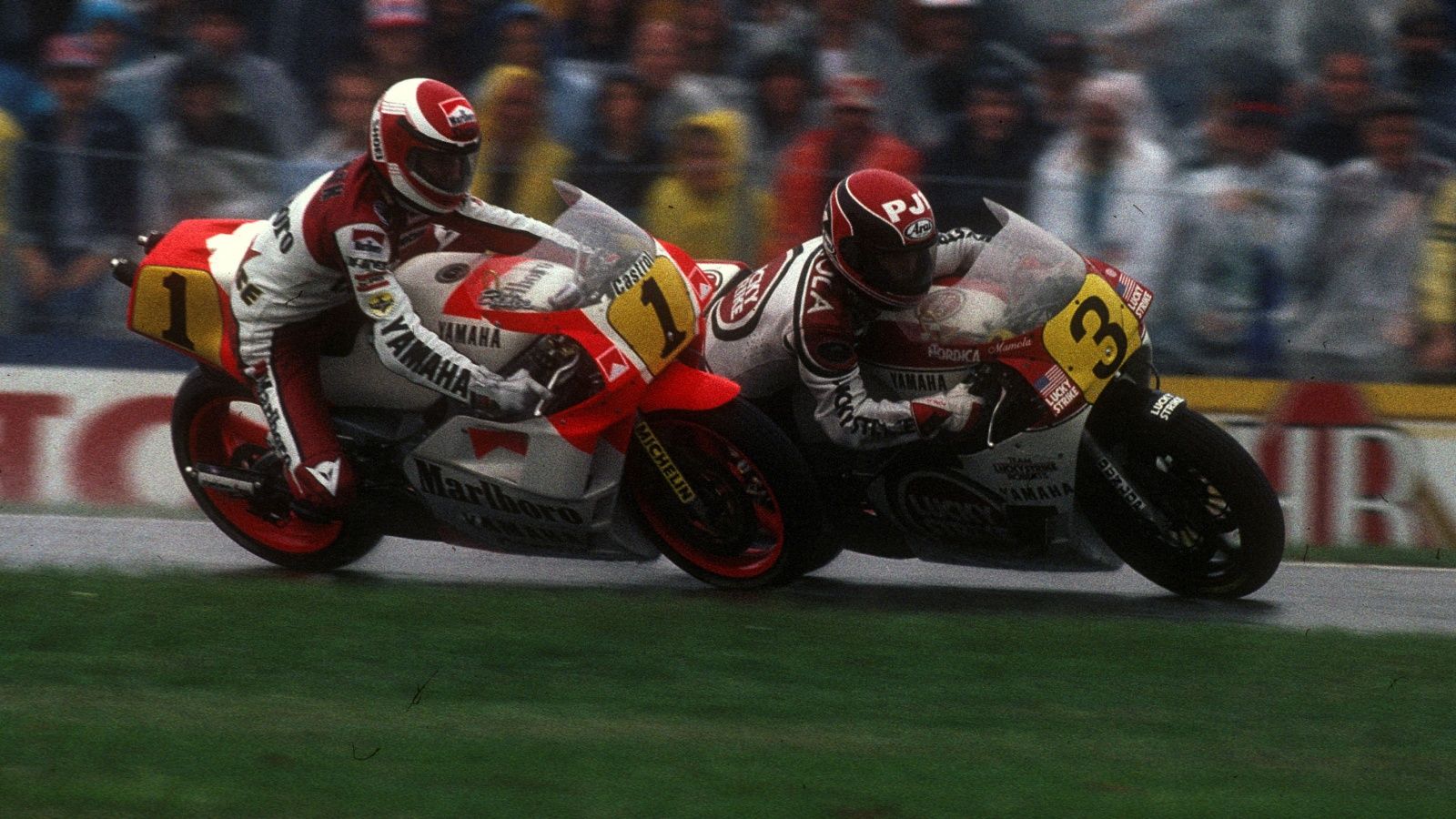 Randy Mamola y Eddie Lawson