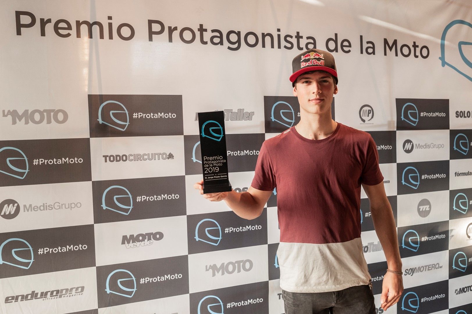 Jorge Prado, ganador del premio ‘Protagonista de la Moto’ 2019 