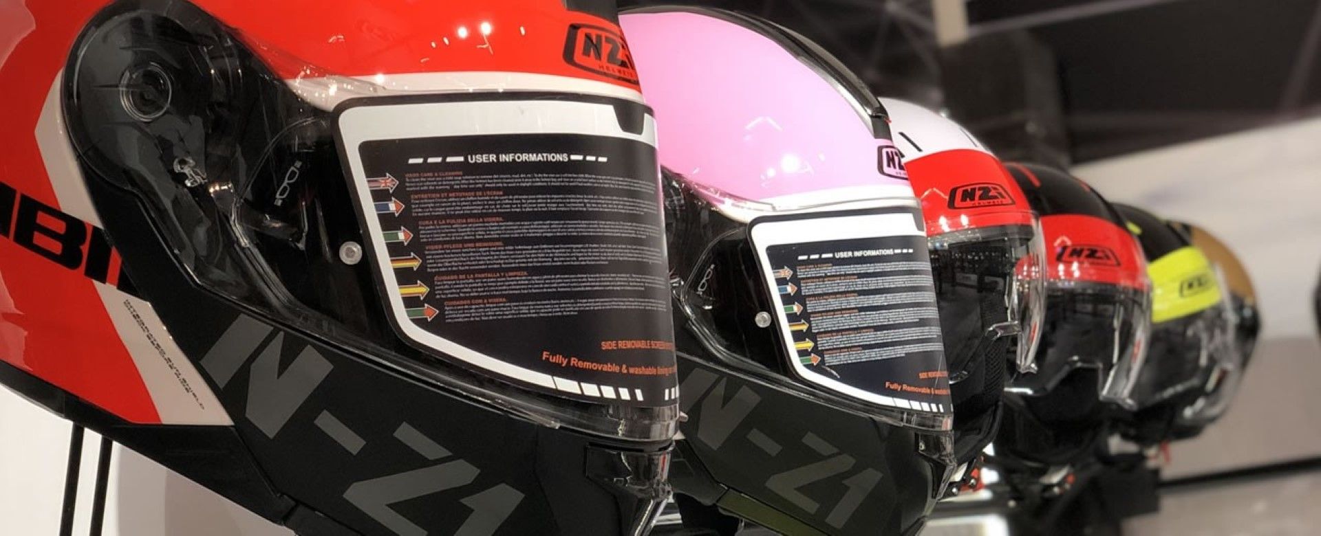 NZI presenta los cascos más personalizados
