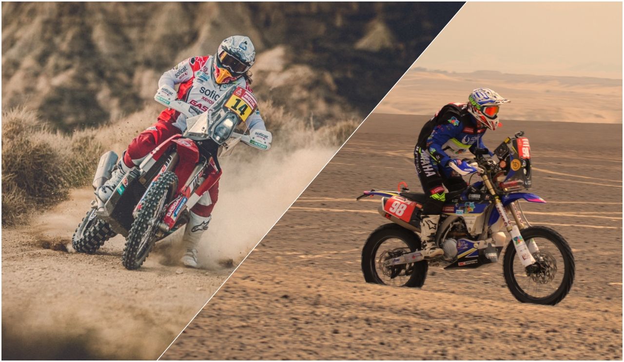 Laia Sanz y Sara García (Fotos: GasGas / Zamora Motor Racing / HT Rally Raid).