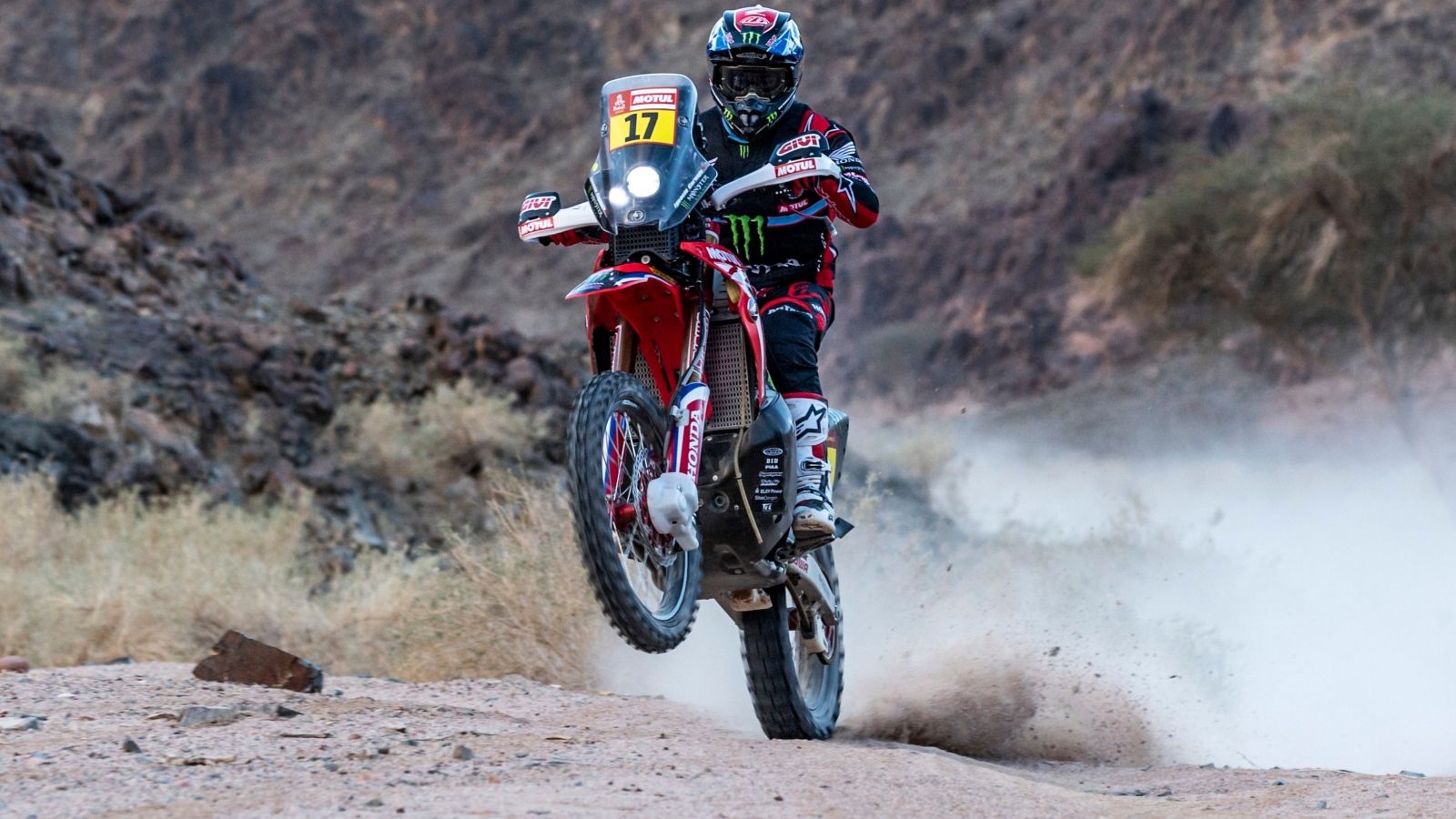 Nacho Cornejo se ha llevado la etapa (Fotos: Honda / Dakar).