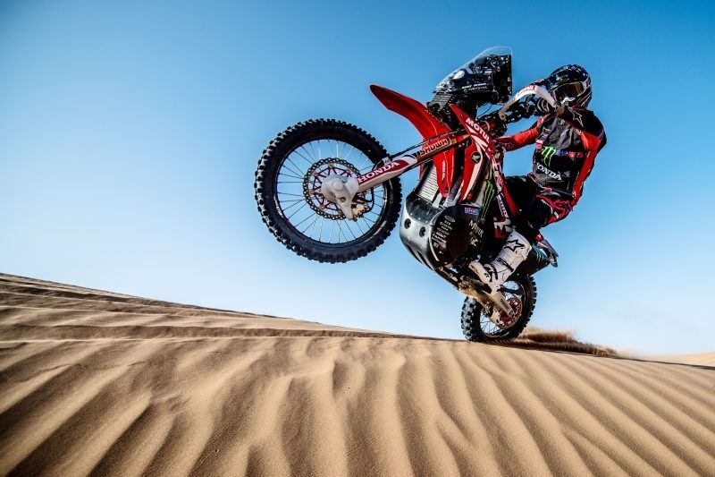 Ricky Brabec, ganador del Dakar 2020 (Foto: Honda).