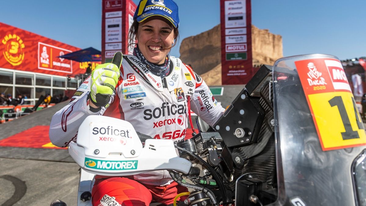 Laia Sanz en el Dakar 2020