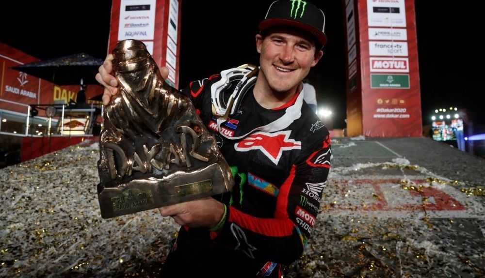 Ricky Brabec ha conquistado el primer Dakar para Estados Unidos (Fotos: HRC). Ricky Brabec ha conquistado el primer Dakar para Estados Unidos (Fotos: HRC).