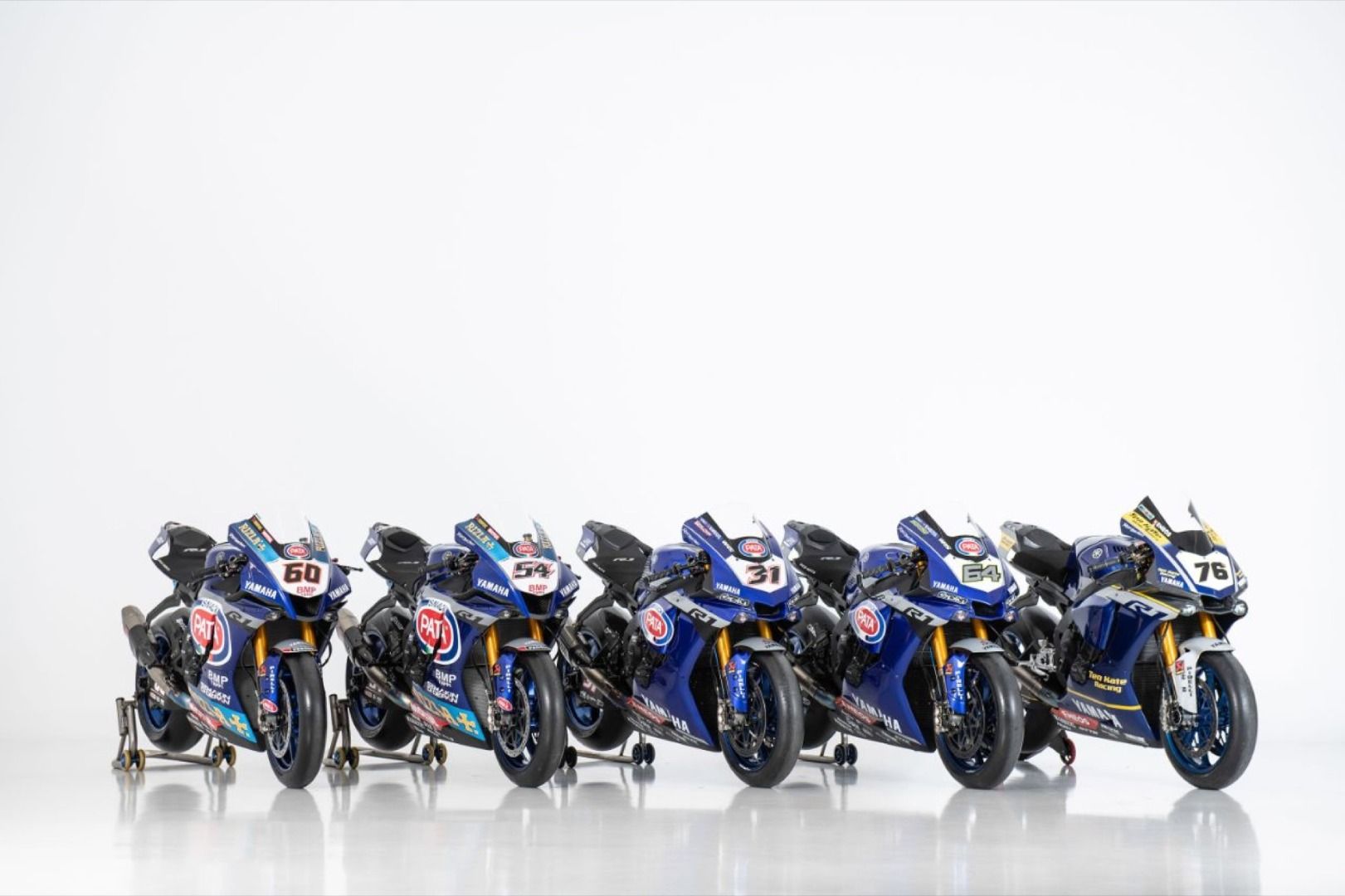 Yamaha Superbike 2020 - Michael van der Mark, Toprak Razgatlioglu, Federico Caricasulo y Garrett Gerloff