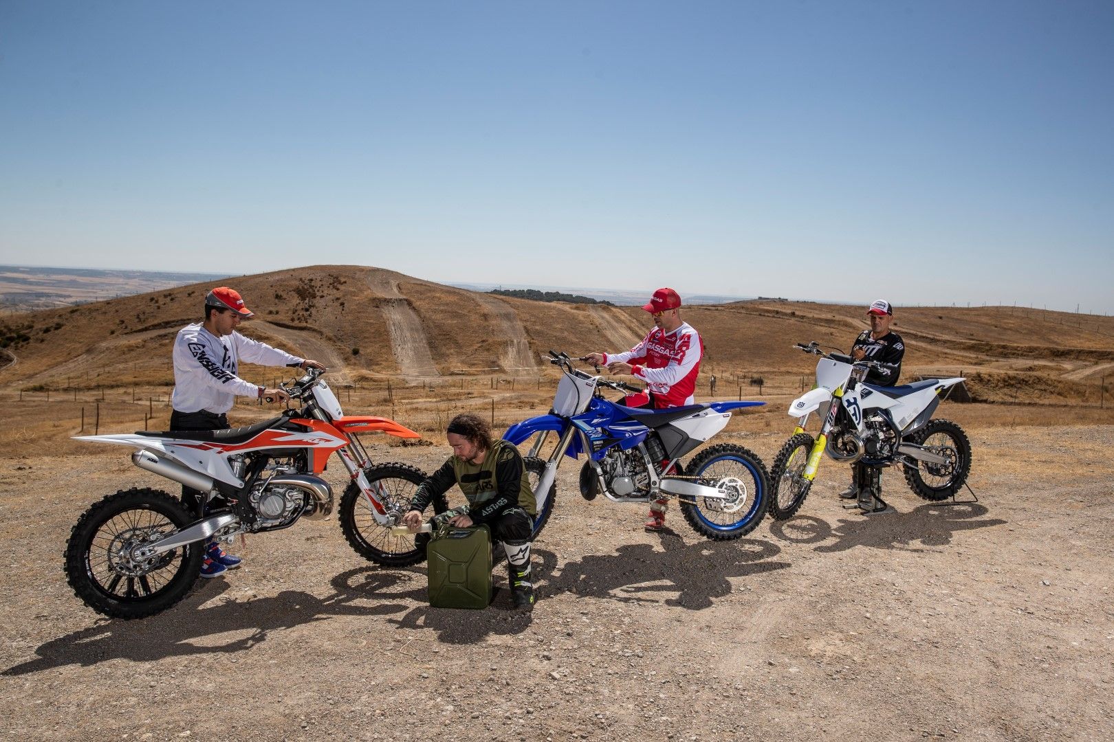 Comparativa cross 250 2T: Yamaha YZ 250, Husqvarna TC 250, KTM 250 SX