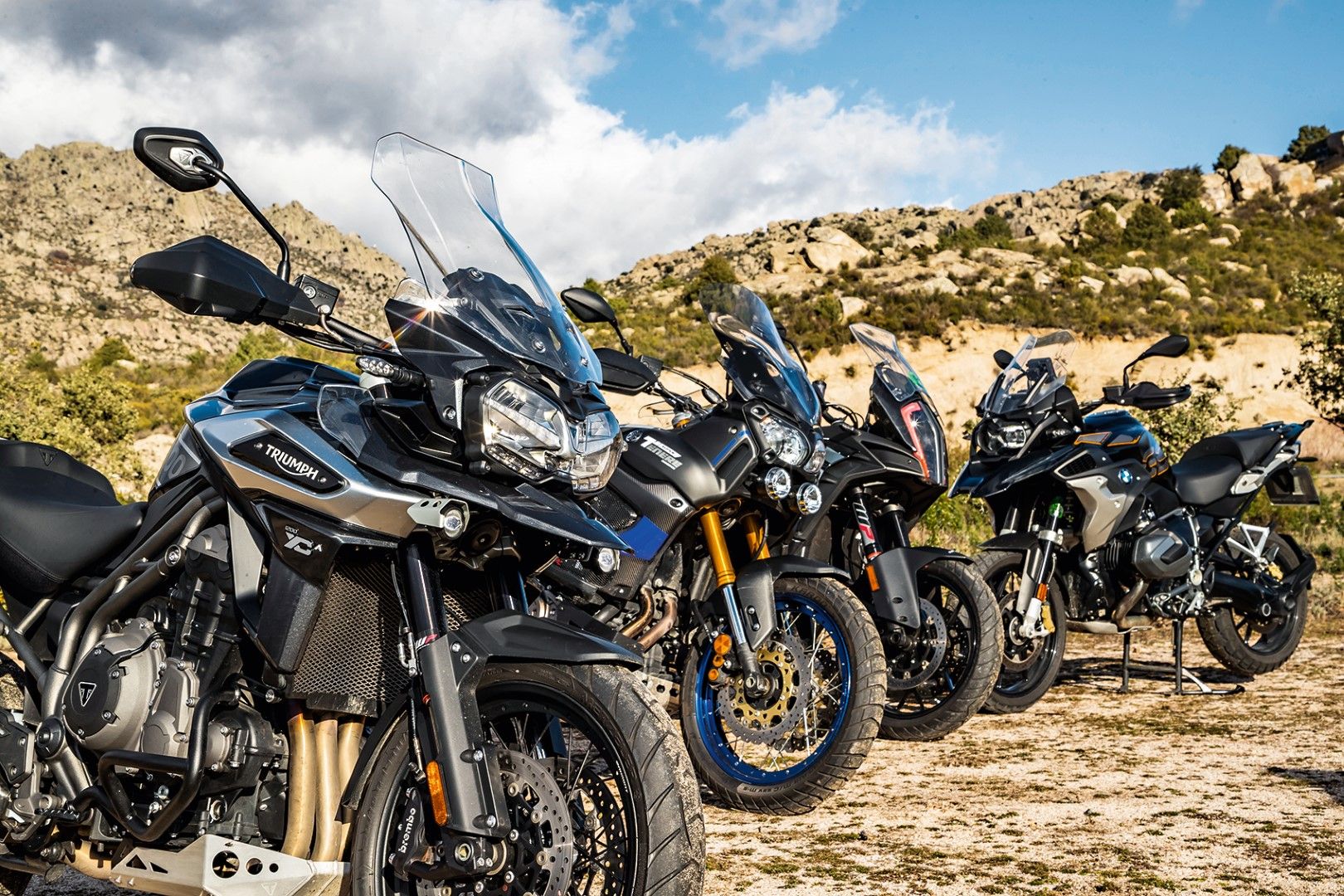 Comparativa maxi trail: BMW R 1250 GS, KTM 1280 Super Adventure S, Triumph Tiger 1200 XCA, Yamaha XT1200ZE Super Ténéré