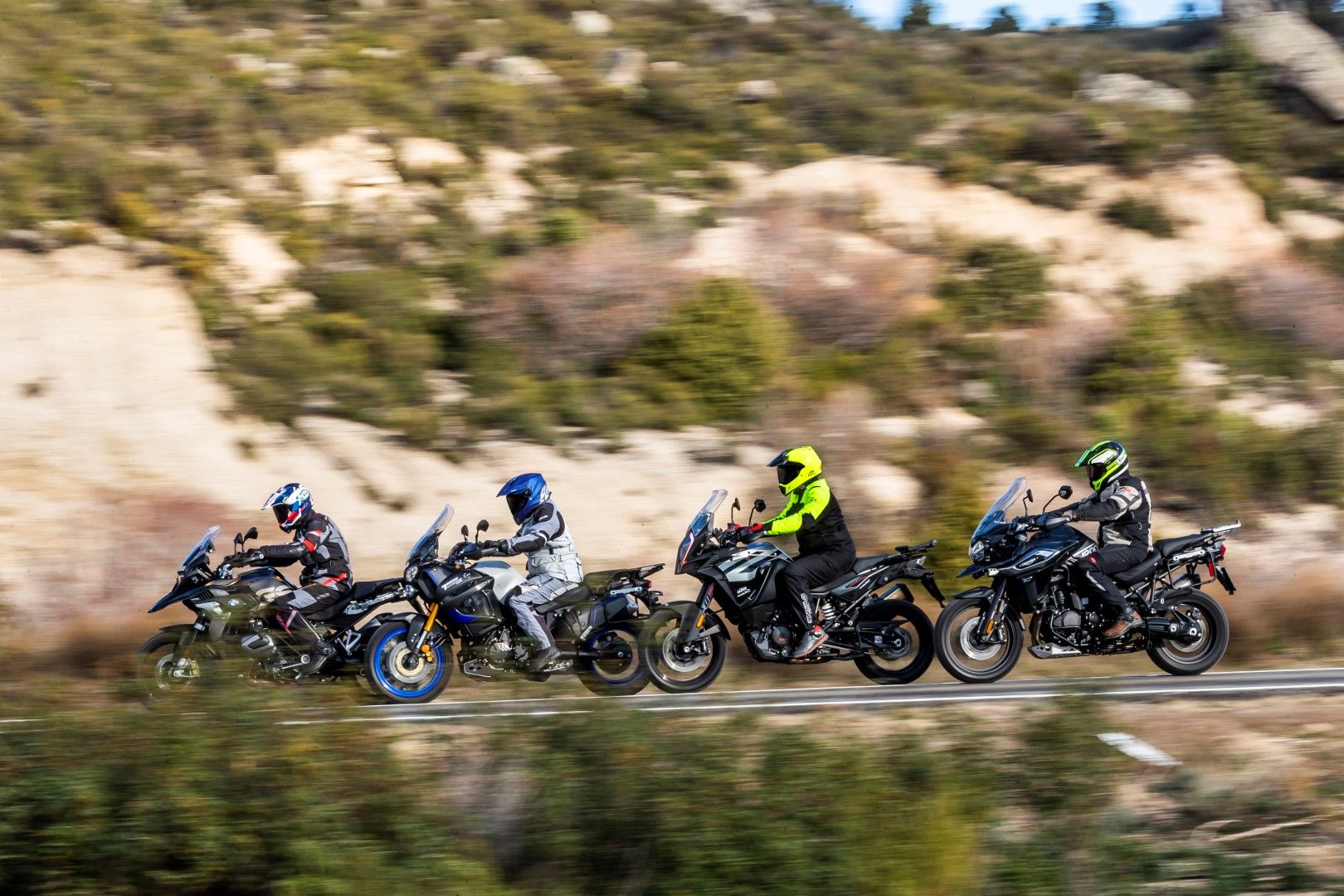 Comparativa maxi trail: BMW R 1250 GS, KTM 1280 Super Adventure S, Triumph Tiger 1200 XCA, Yamaha XT1200ZE Super Ténéré