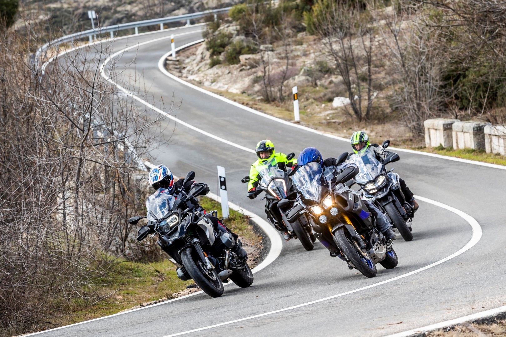Comparativa maxi trail: BMW R 1250 GS, KTM 1280 Super Adventure S, Triumph Tiger 1200 XCA, Yamaha XT1200ZE Super Ténéré