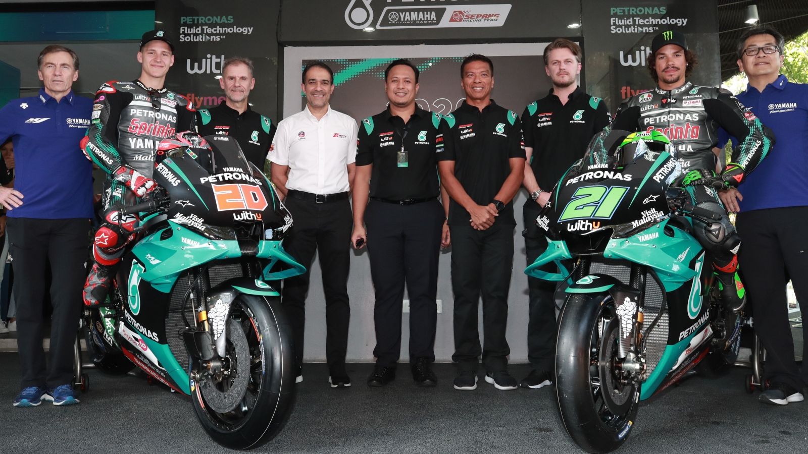 Yamaha YZR-M1 Petronas MotoGP 2020 - Fabio Quartararo & Franco Morbidelli