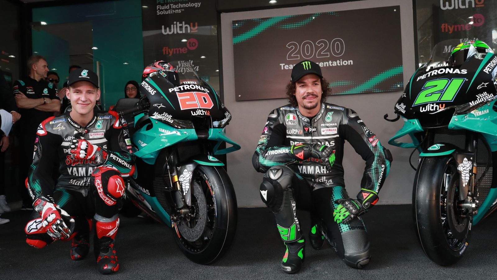 La Yamaha YZR-M1 Petronas para MotoGP 2020 de Fabio Quartararo y Franco Morbidelli