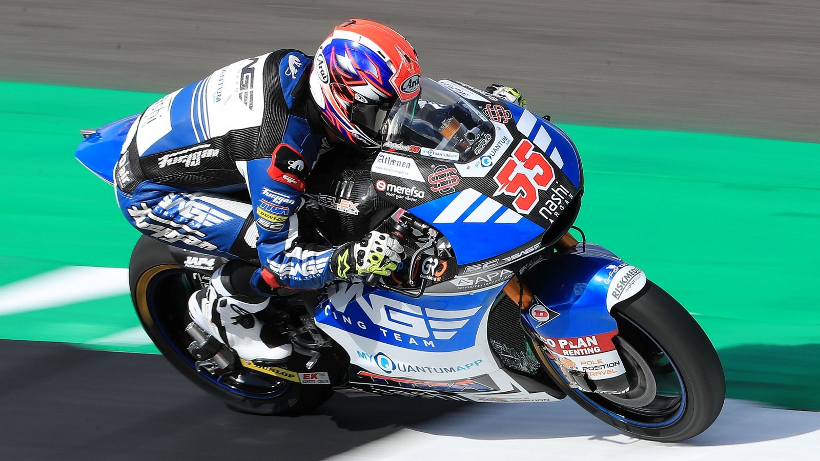 Alejandro Medina corrió dos carreras de Moto2 en 2018 (Fotos: Gold & Goose / Repsol / RFME).