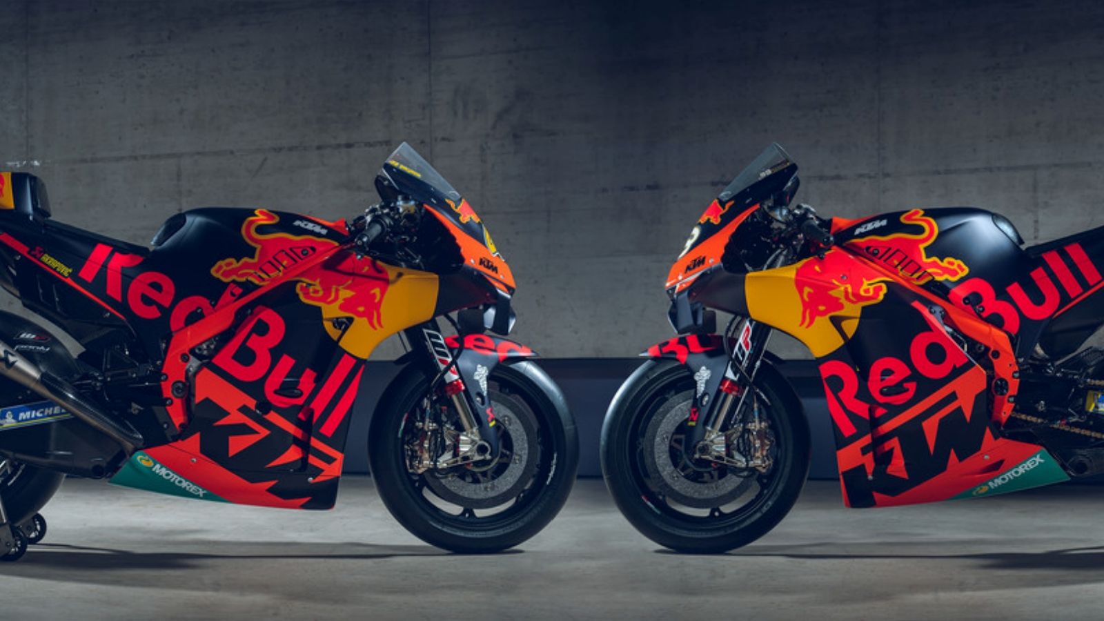 La KTM RC16 Factory de Pol Espargaró y Brad Binder para MotoGP 2020