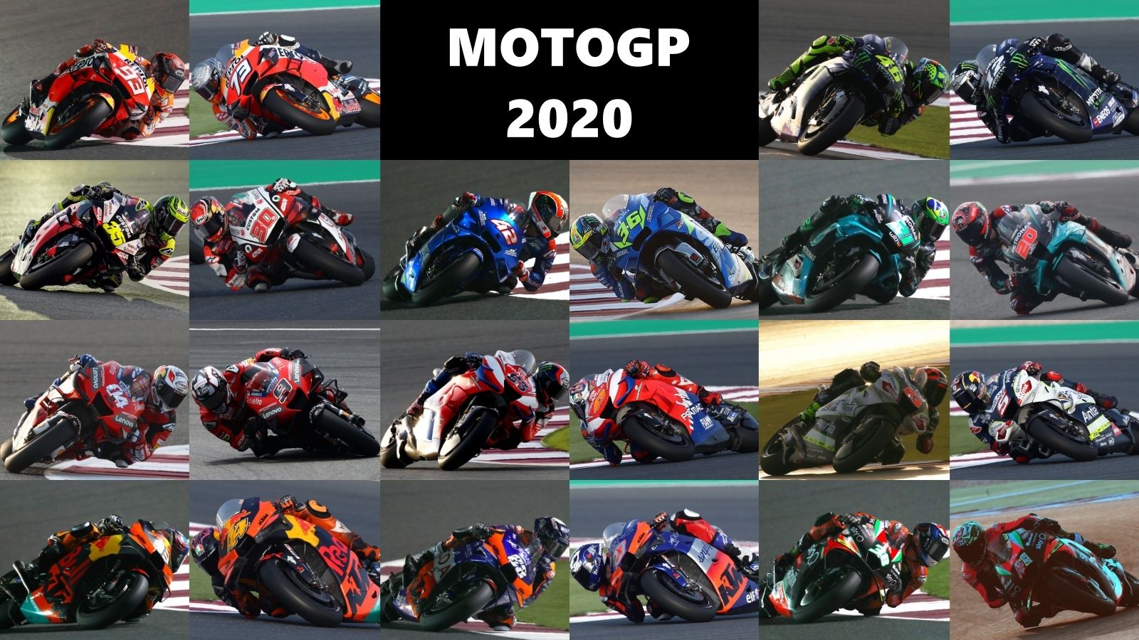 MotoGP 2020: Pilotos, Equipos y Motos