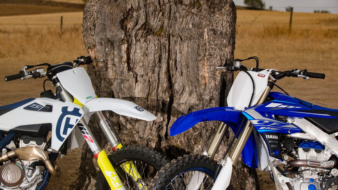 Comparativa motocross 250 4T 2020, Husqvarna FC 250 y Yamaha YZF 250