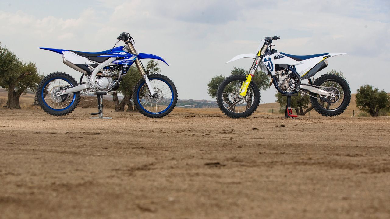 Comparativa motocross 250 4T 2020, Husqvarna FC 250 y Yamaha YZF 250
