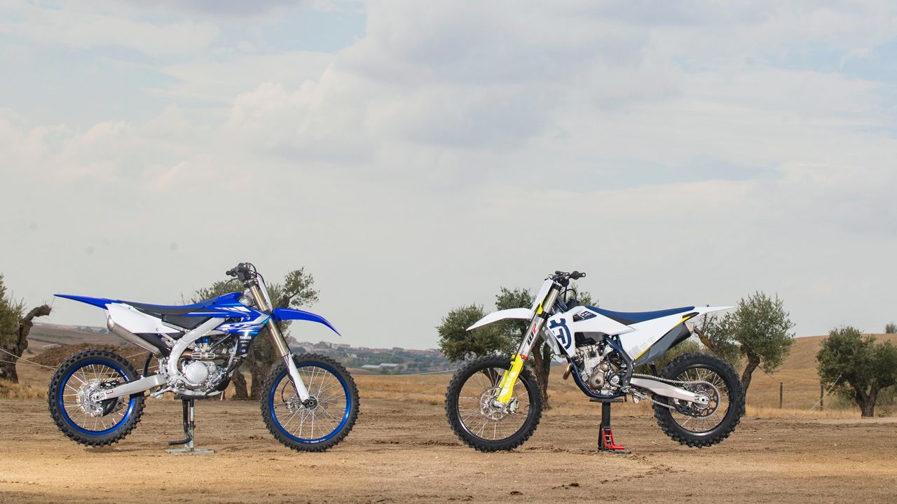Comparativa motocross 250 4T 2020, Husqvarna FC 250 y Yamaha YZF 250