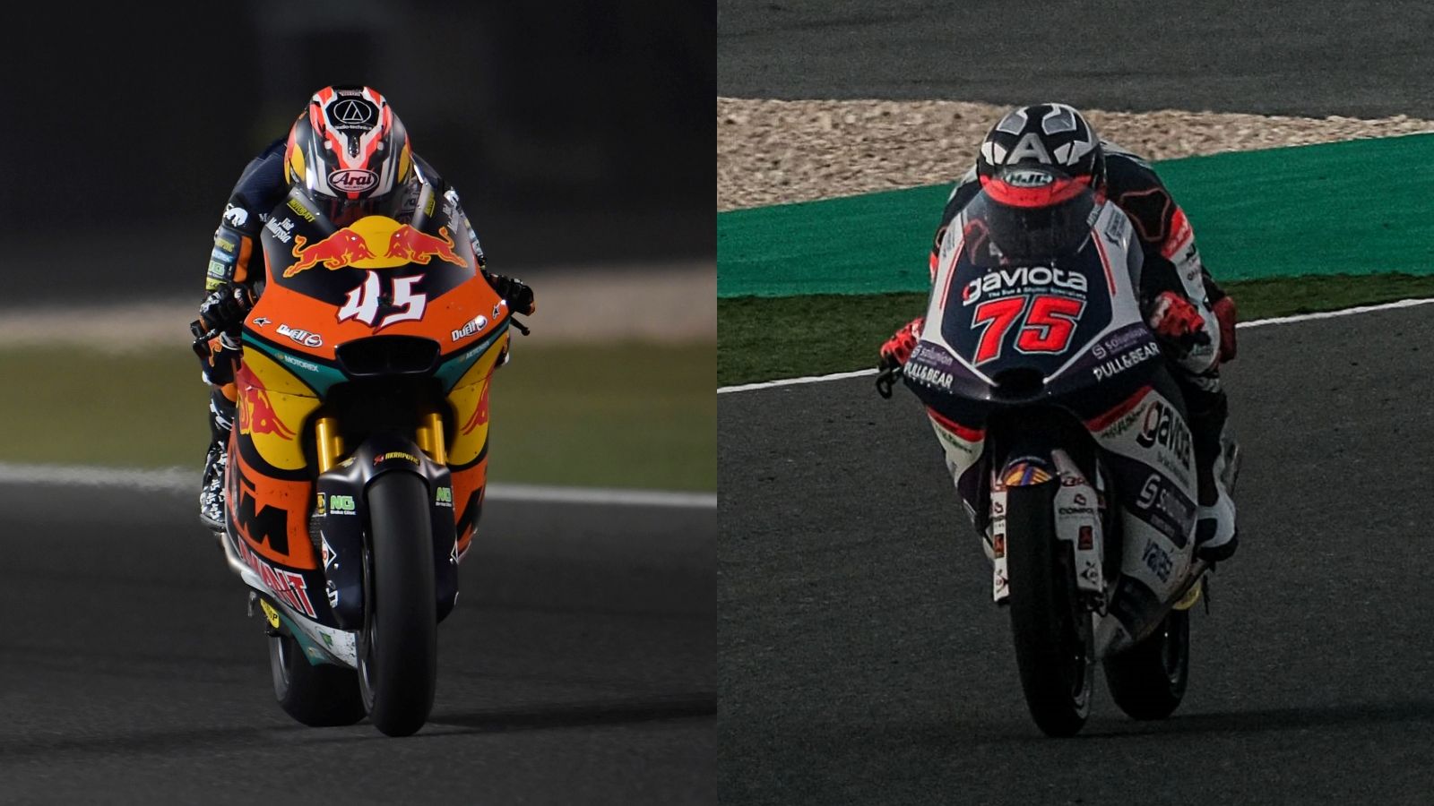 Tetsuta Nagashima y Albert Arenas, ganadores del GP de Qatar 2020 en Moto2 y Moto3 (Fotos: Gold & Goose, Aspar Team, Repsol).