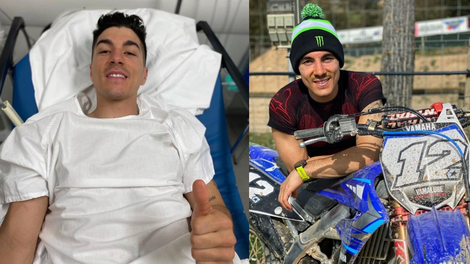 Maverick Viñales se lesiona haciendo motocross