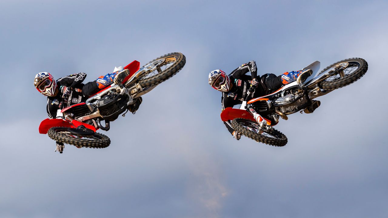 Comparativa motocross 2020, Honda CRF 450 y KTM 450 SXF