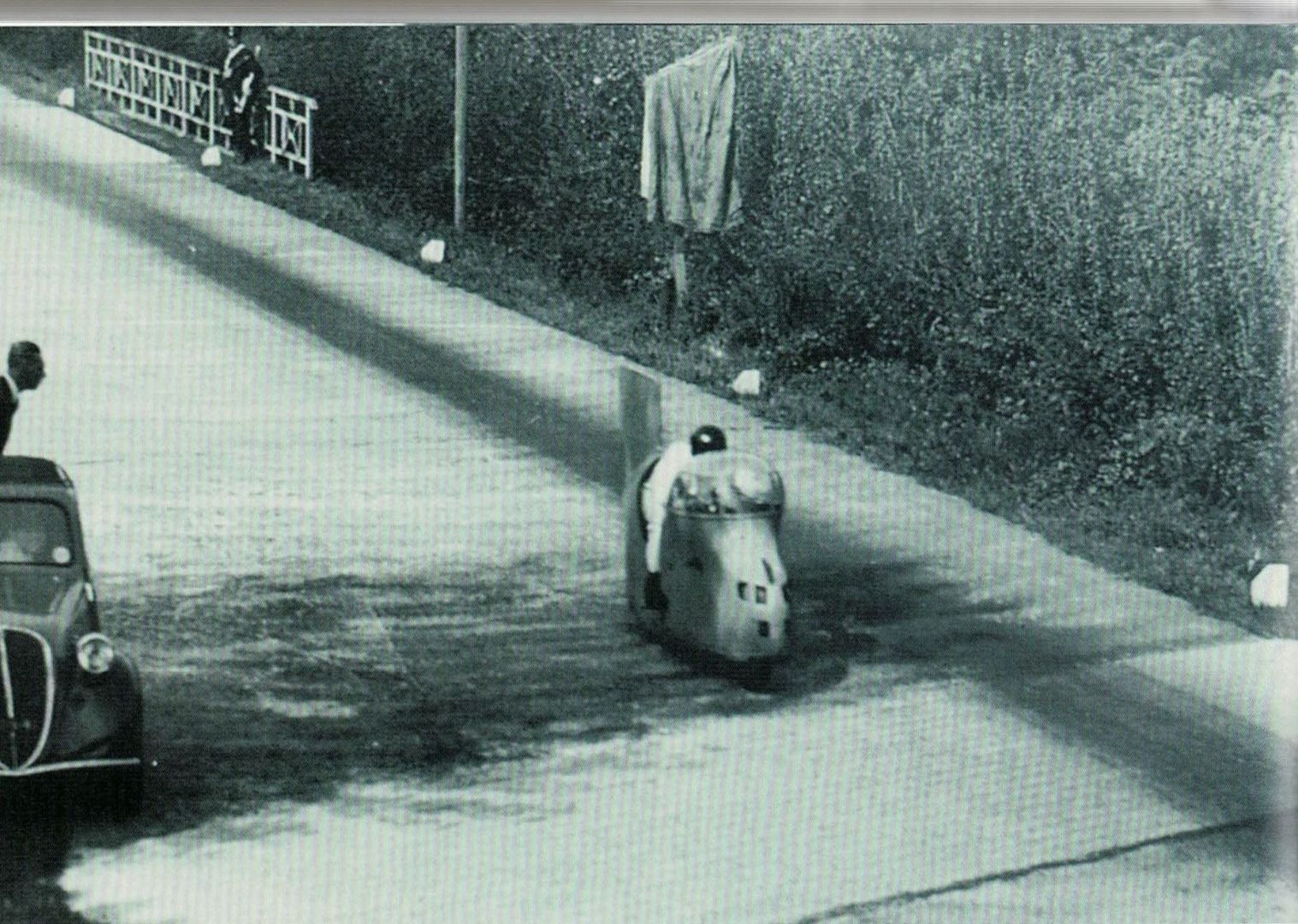 Piero Taruffi y la Gilera 500