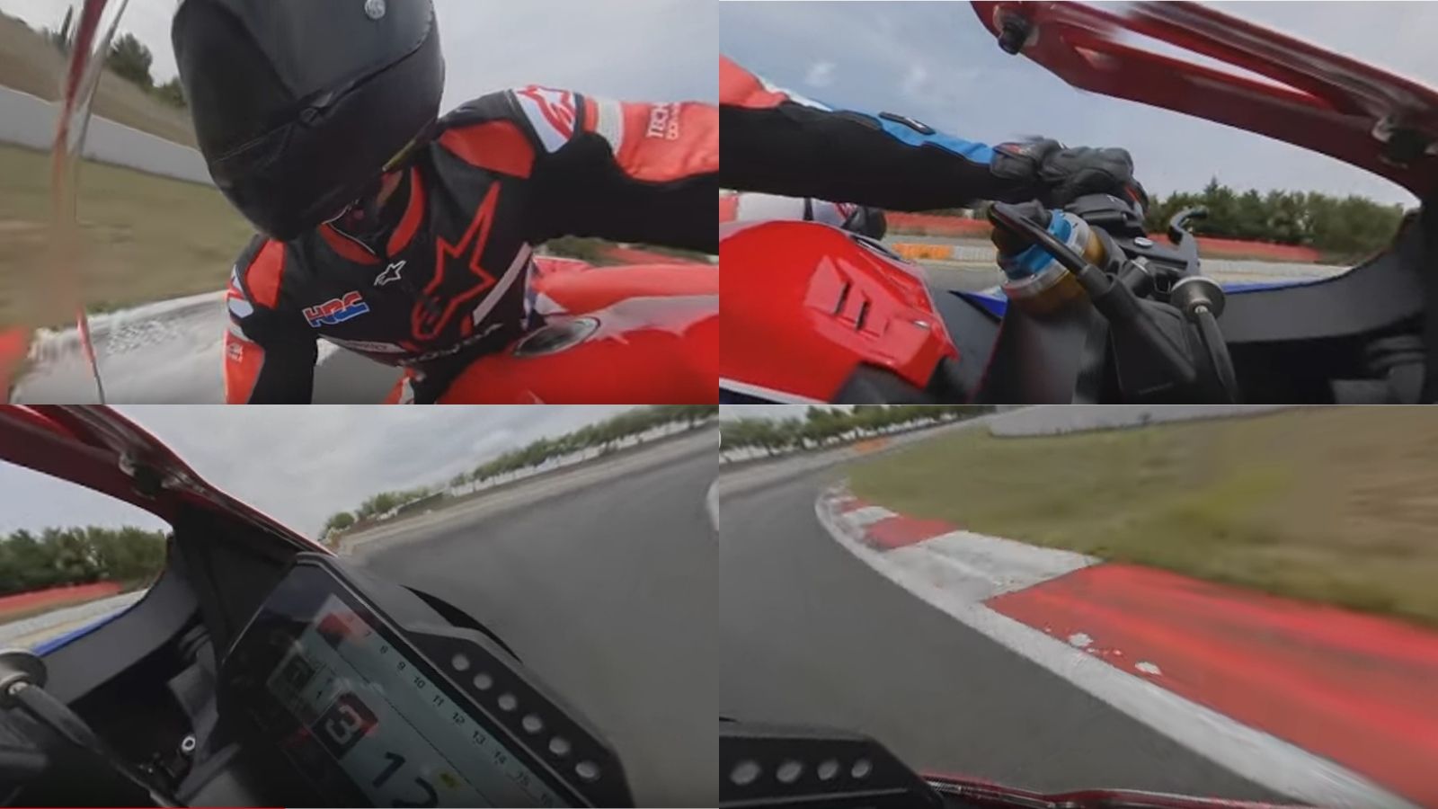 Vídeo 360º de Marc Márquez con la Honda CBR1000RR-R en Barcelona-Catalunya