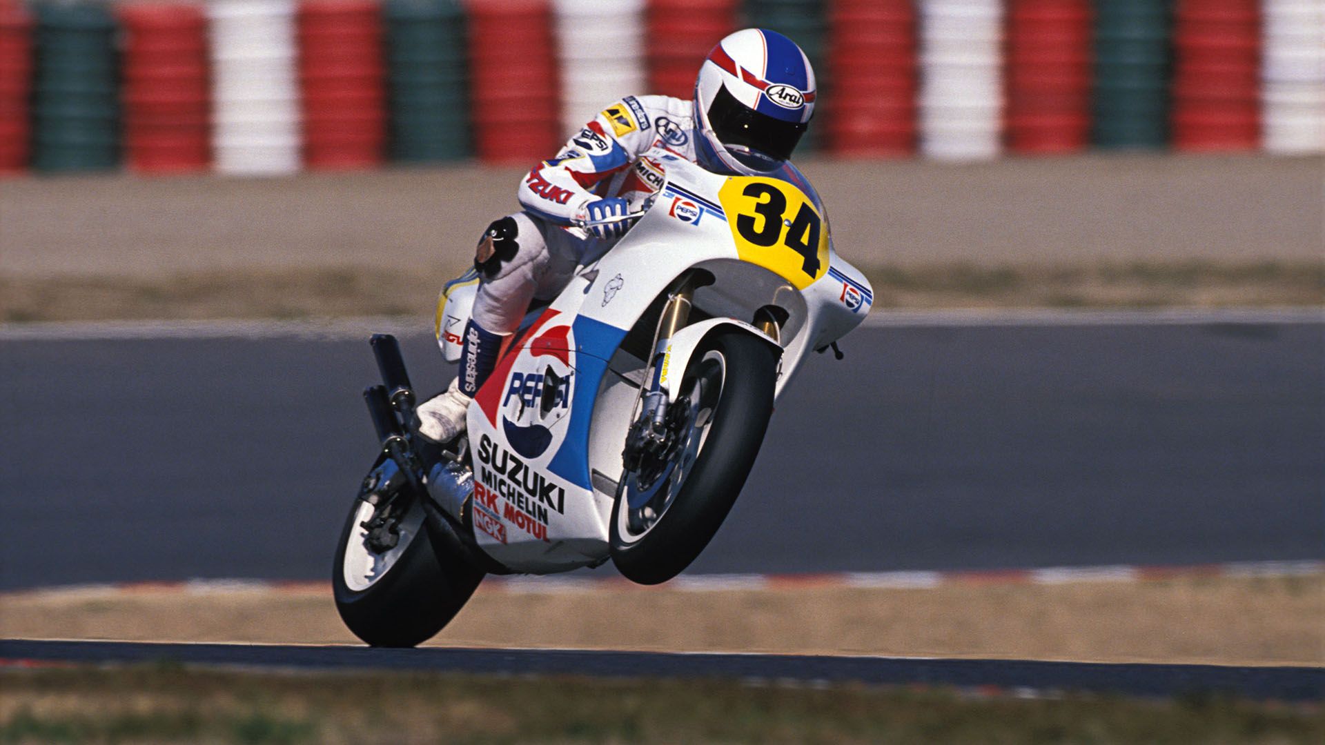 1993 Suzuki con Kevin Schwantz gana el título de 500 cc