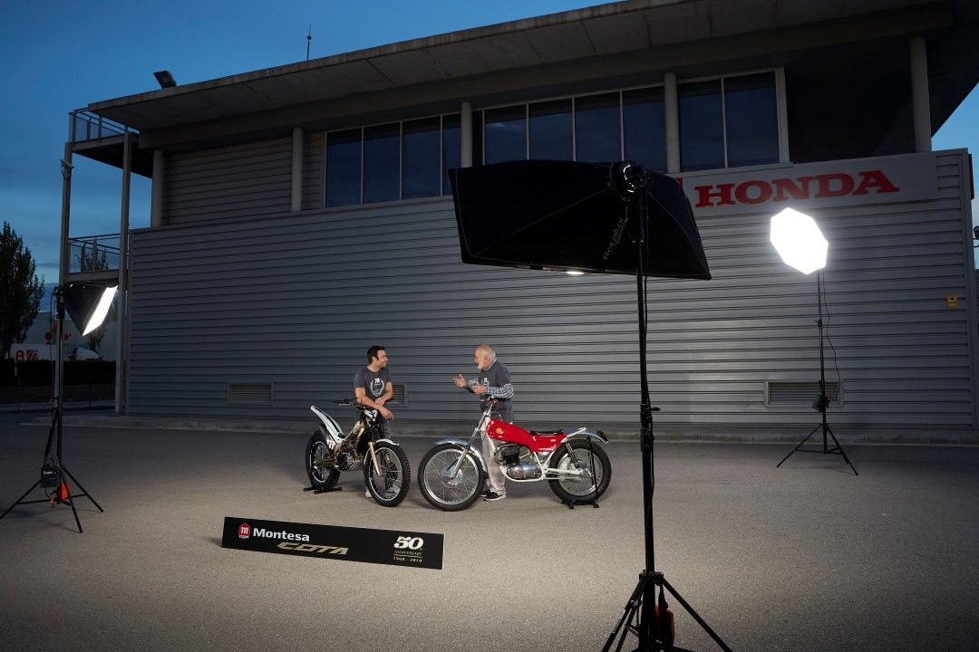 Galería de fotos pilotos Montesa Toni Bou y Pere Pi