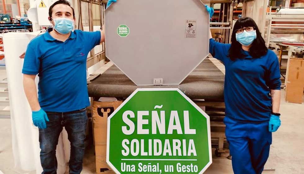 Señales solidarias se instalarán en España