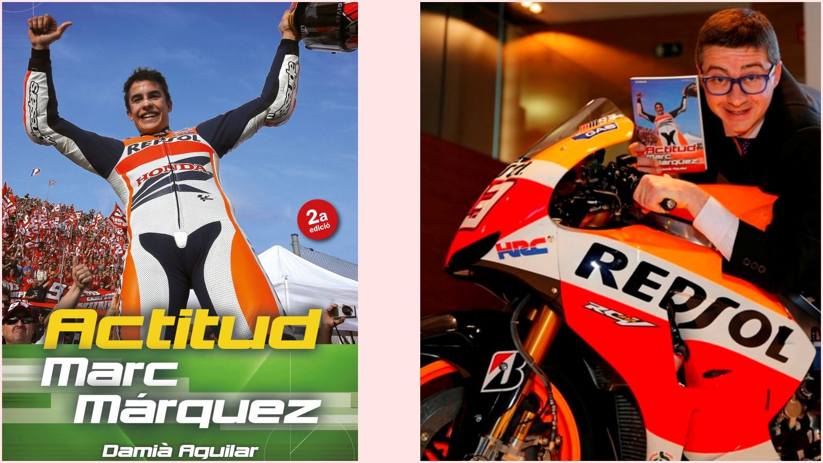 Actitud Marc Márquez / Damiá Aguilar