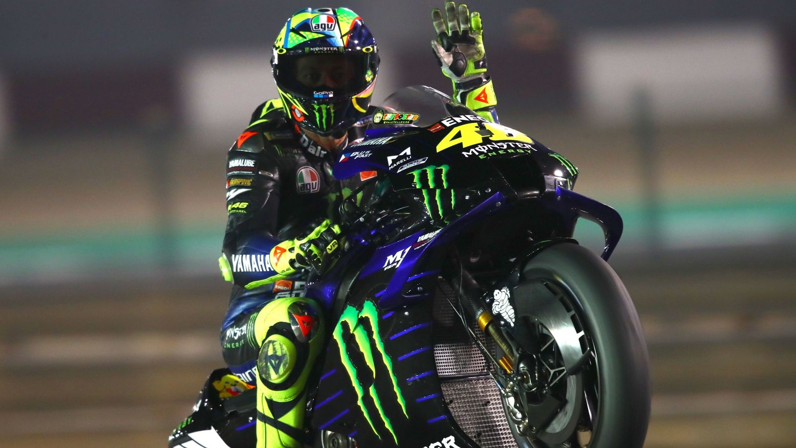 Valentino Rossi durante los test de pretemporada en Qatar (Fotos: Gold & Goose).