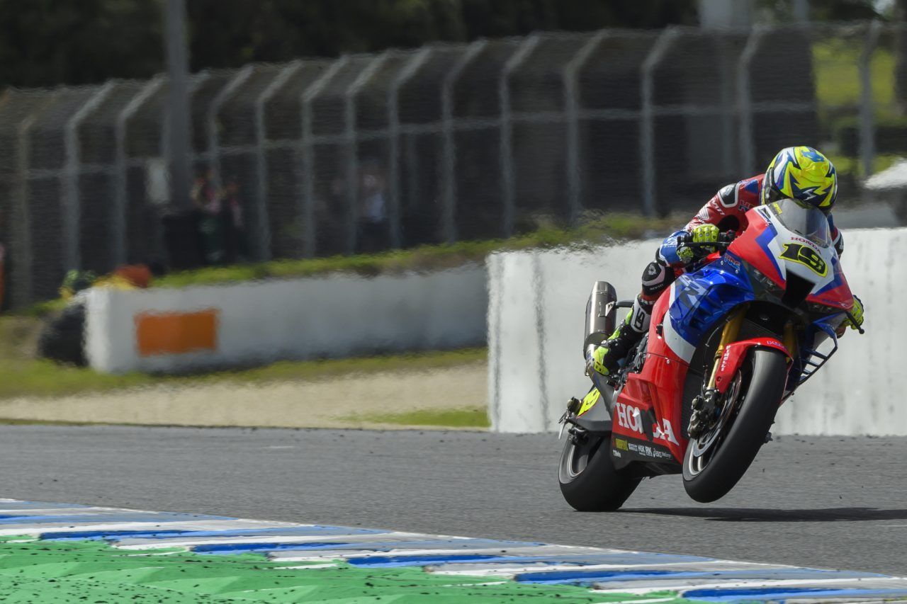Equipo Honda HRC en Superbike con Álvaro Bautista y Leon Haslam