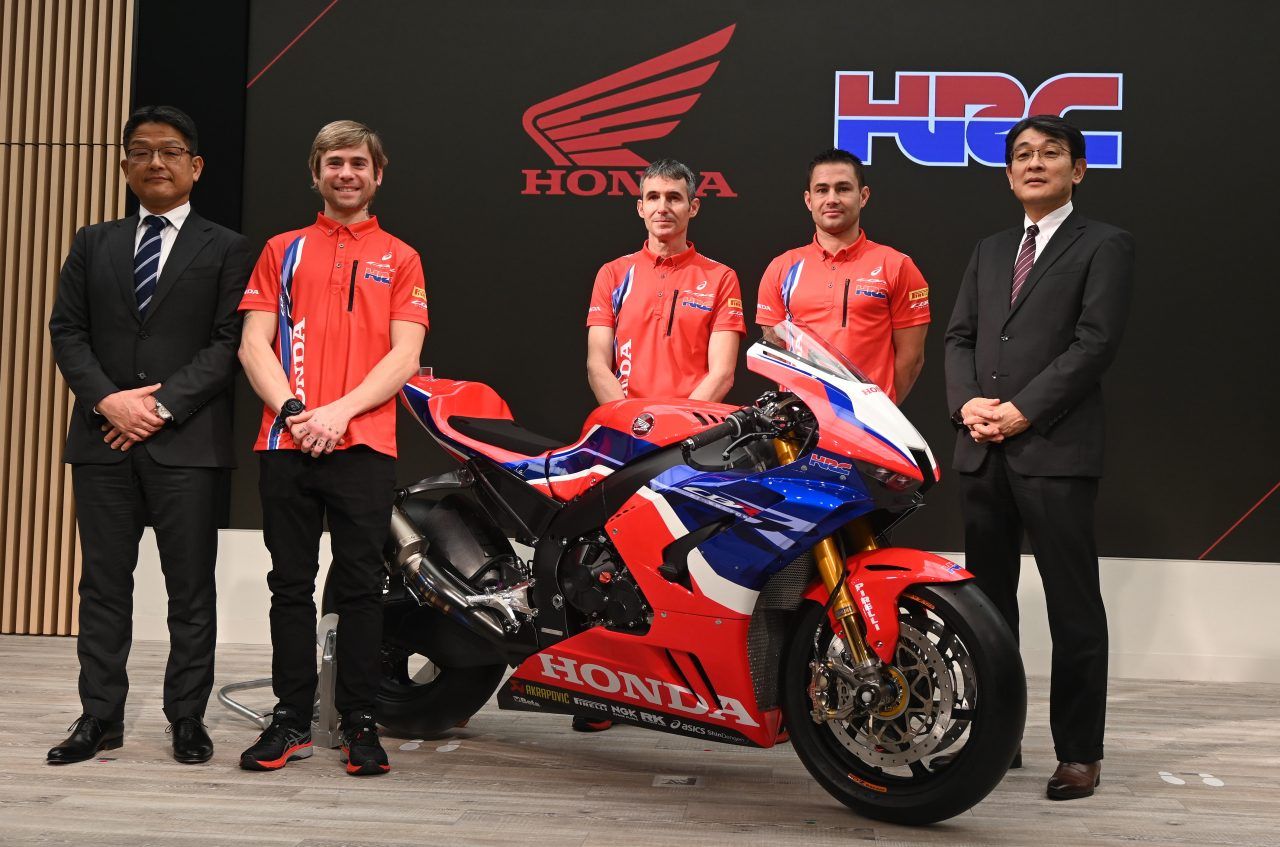 Equipo Honda HRC en Superbike con Álvaro Bautista y Leon Haslam