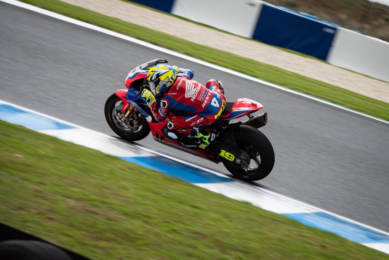 Equipo Honda HRC en Superbike con Álvaro Bautista y Leon Haslam