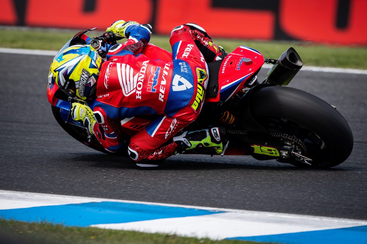 Equipo Honda HRC en Superbike con Álvaro Bautista y Leon Haslam