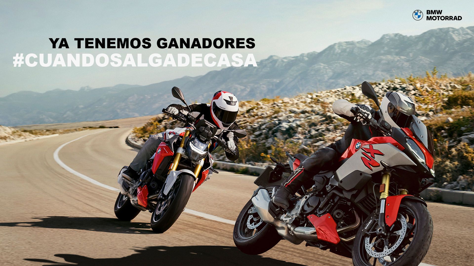 Ganadores del concurso #CuandoSalgaDeCada con BMW Motorrad