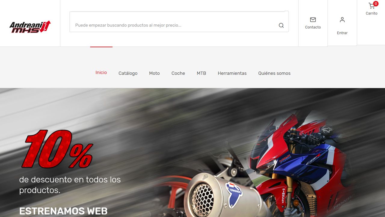 Andreani MHS, nueva web y tienda online