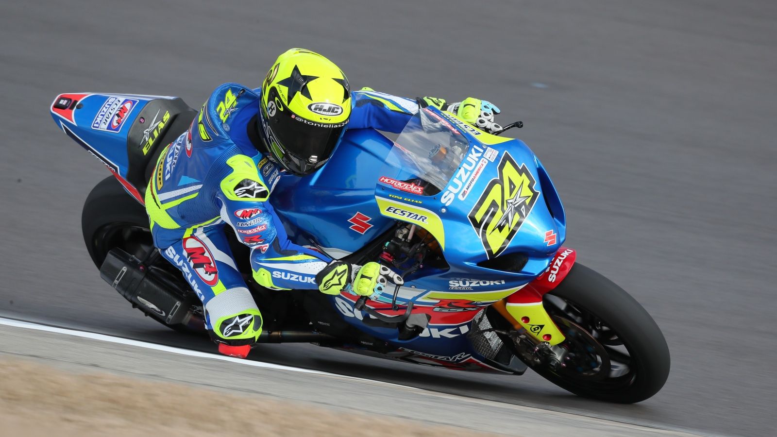 Toni Elías durante la pretemporada el pasado marzo (Foto: MotoAmerica).