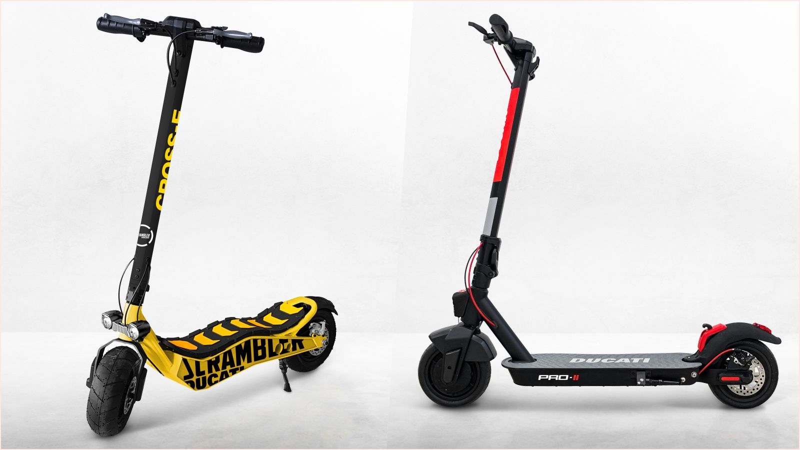 Ducati Scrambler Cross-E y Ducati Pro II.