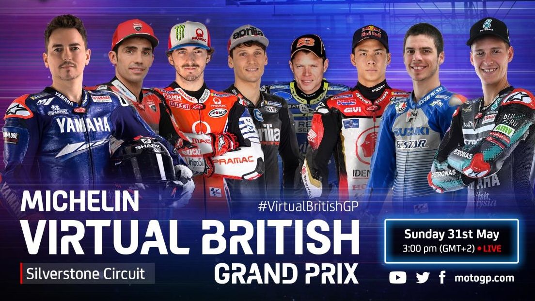 MotoGP anuncia el GP Virtual de Gran Bretaña, con Jorge Lorenzo como gran novedad