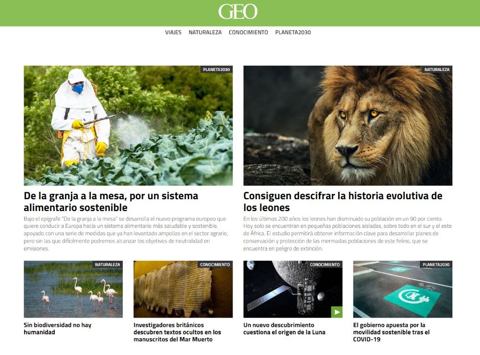 Motorpress Ibérica lanza la nueva web de GEO