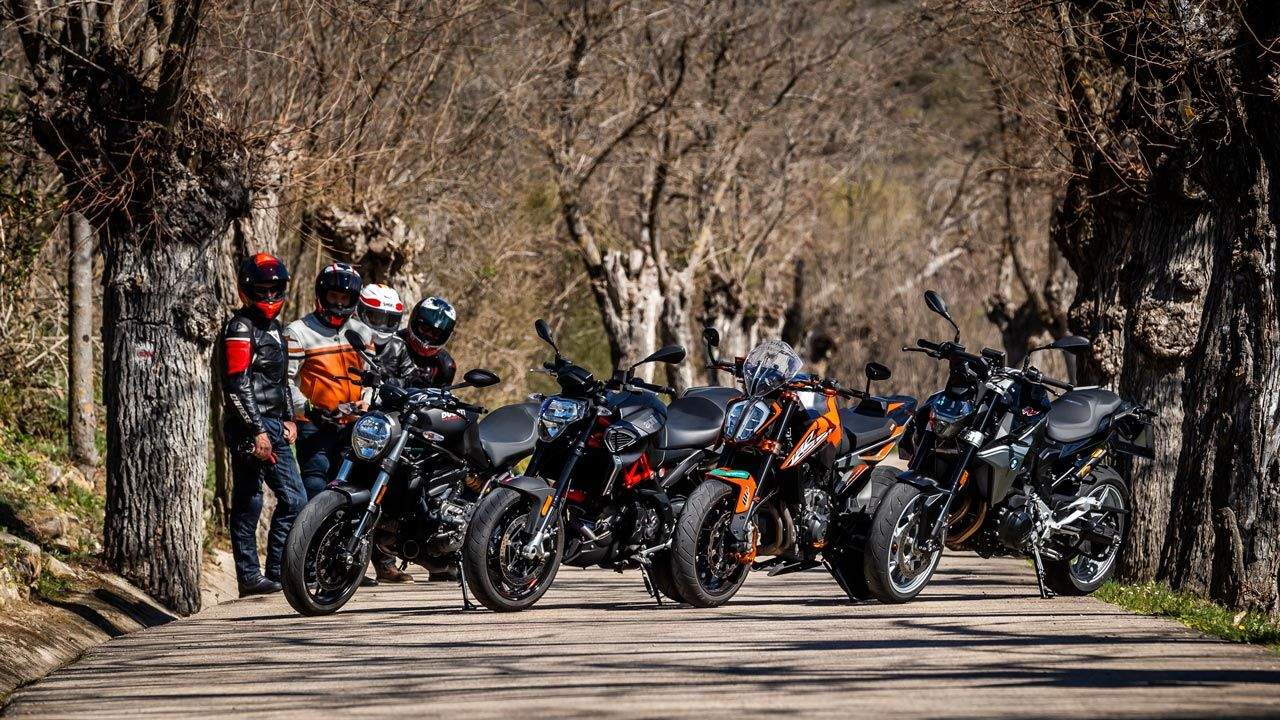 Comparativa naked europeas: Aprilia Shiver 900, BMW F 900 R, Ducati Monster 821 y KTM 790 Duke