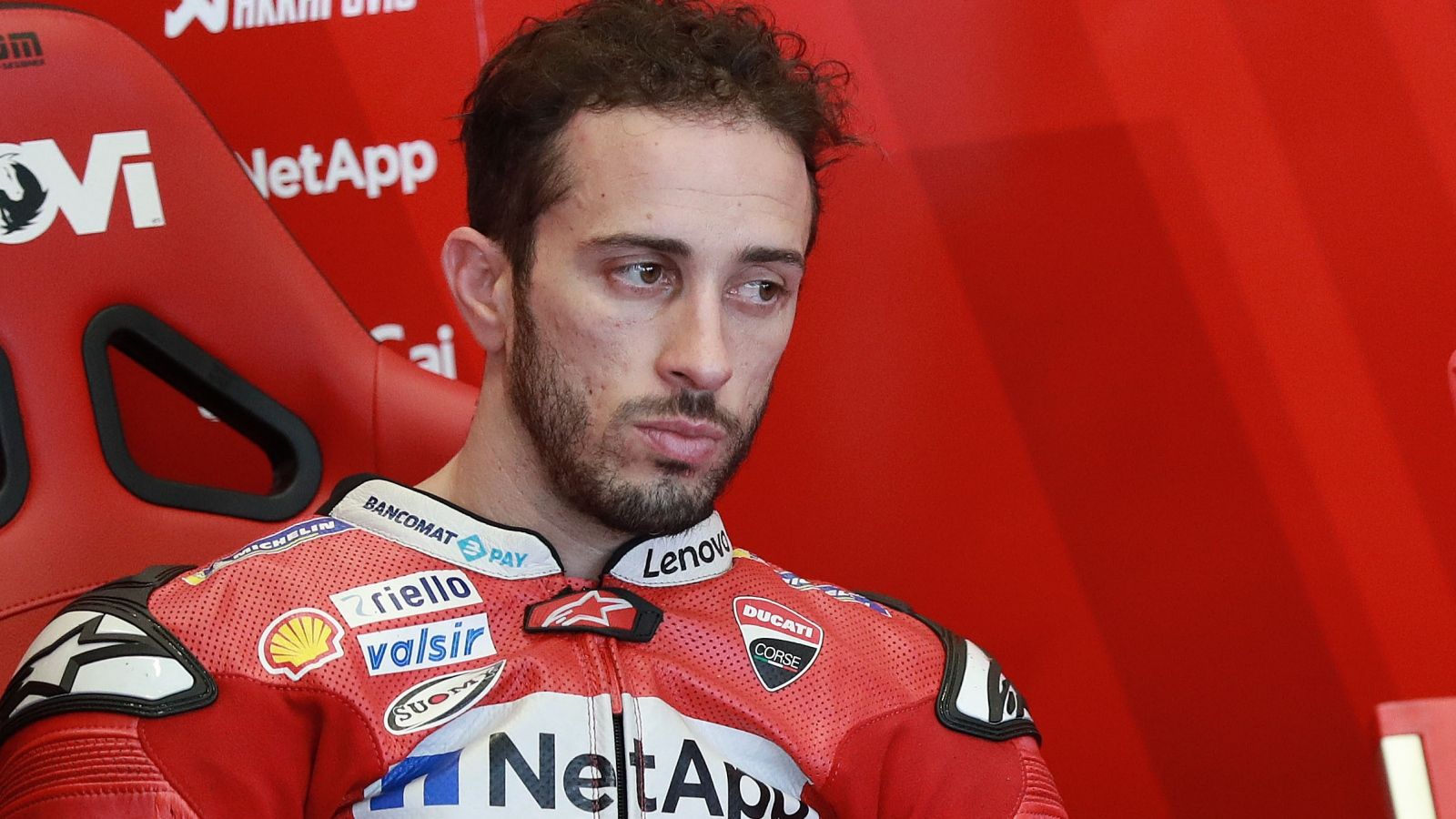 Andrea Dovizioso se fractura la clavícula y pone en peligro su histórico récord en MotoGP