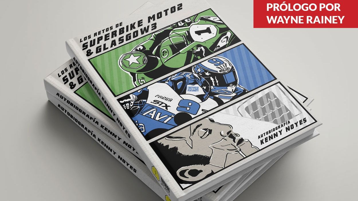 Kenny Noyes presenta su autobiografía: ‘Los retos de Superbike, Moto2 y Glasgow 3’