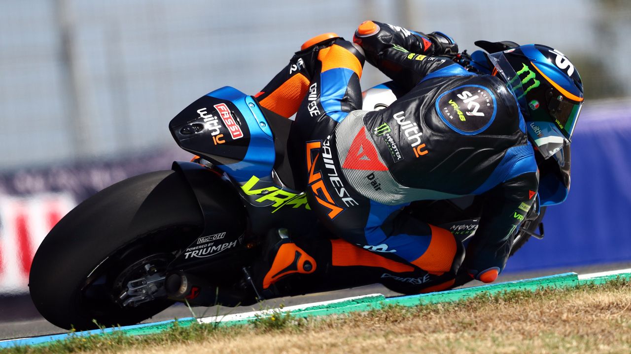 Luca Marini es el capo de Moto2 en Jerez