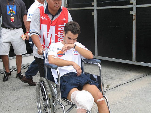 Pedrosa duda para el GP de Malasia