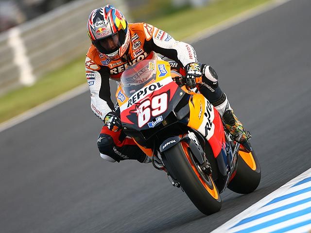 Hayden se queda sin probar la 800cc